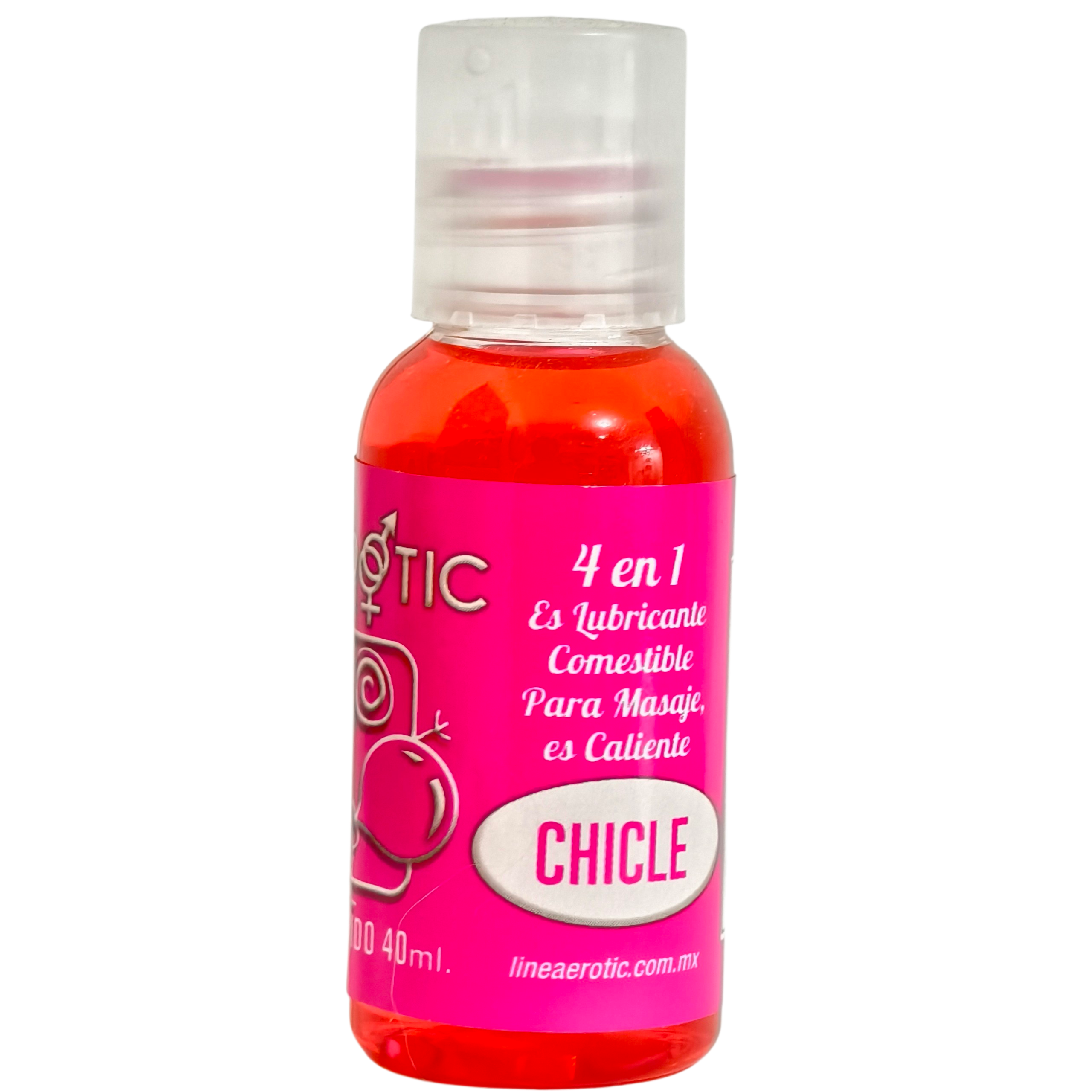 Lubricante 4 en 1 Sabor Chicle