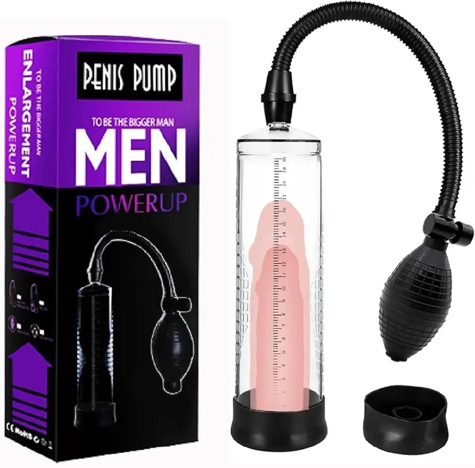 Bomba de Vacío Pene Tipo Perilla