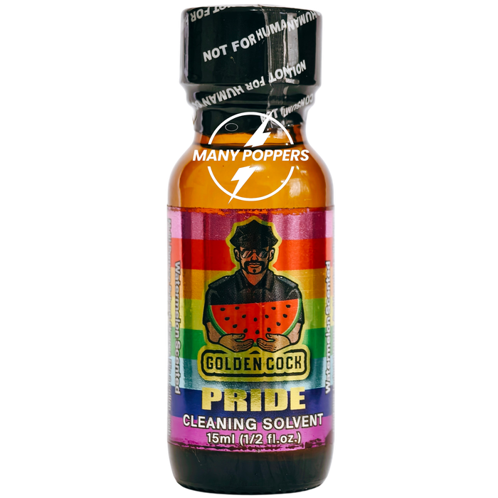 Popper Aromatizado Golden Cock PRIDE (Aroma Sandía) 15ml Americano