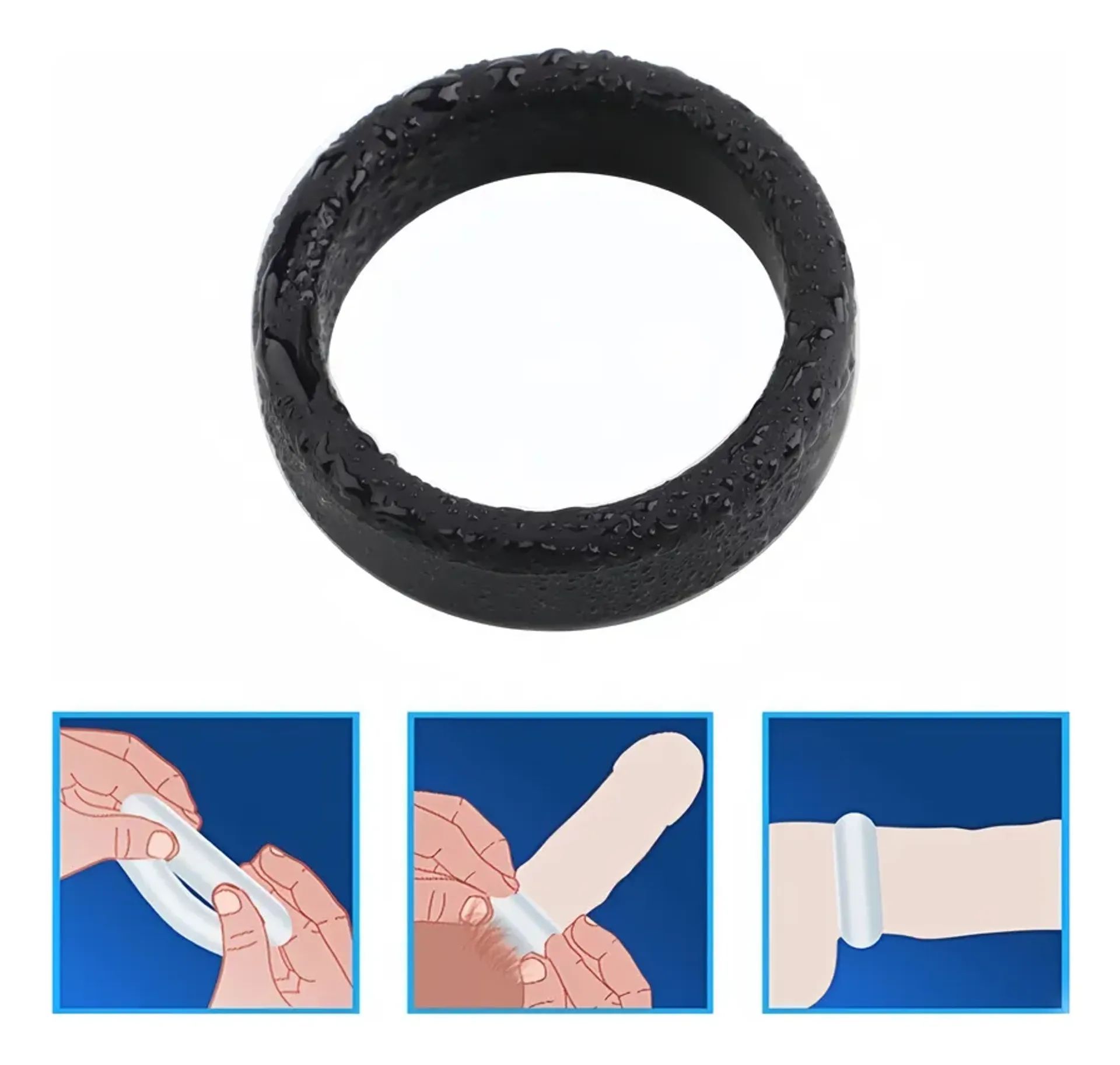 Anillo Para Pene Silicona 35mm