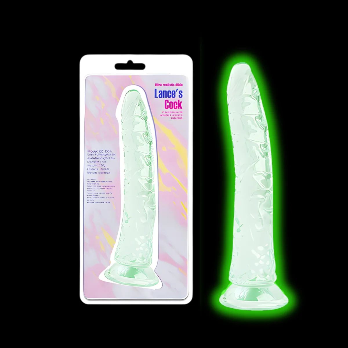 Dildo Neon Glow 22cm