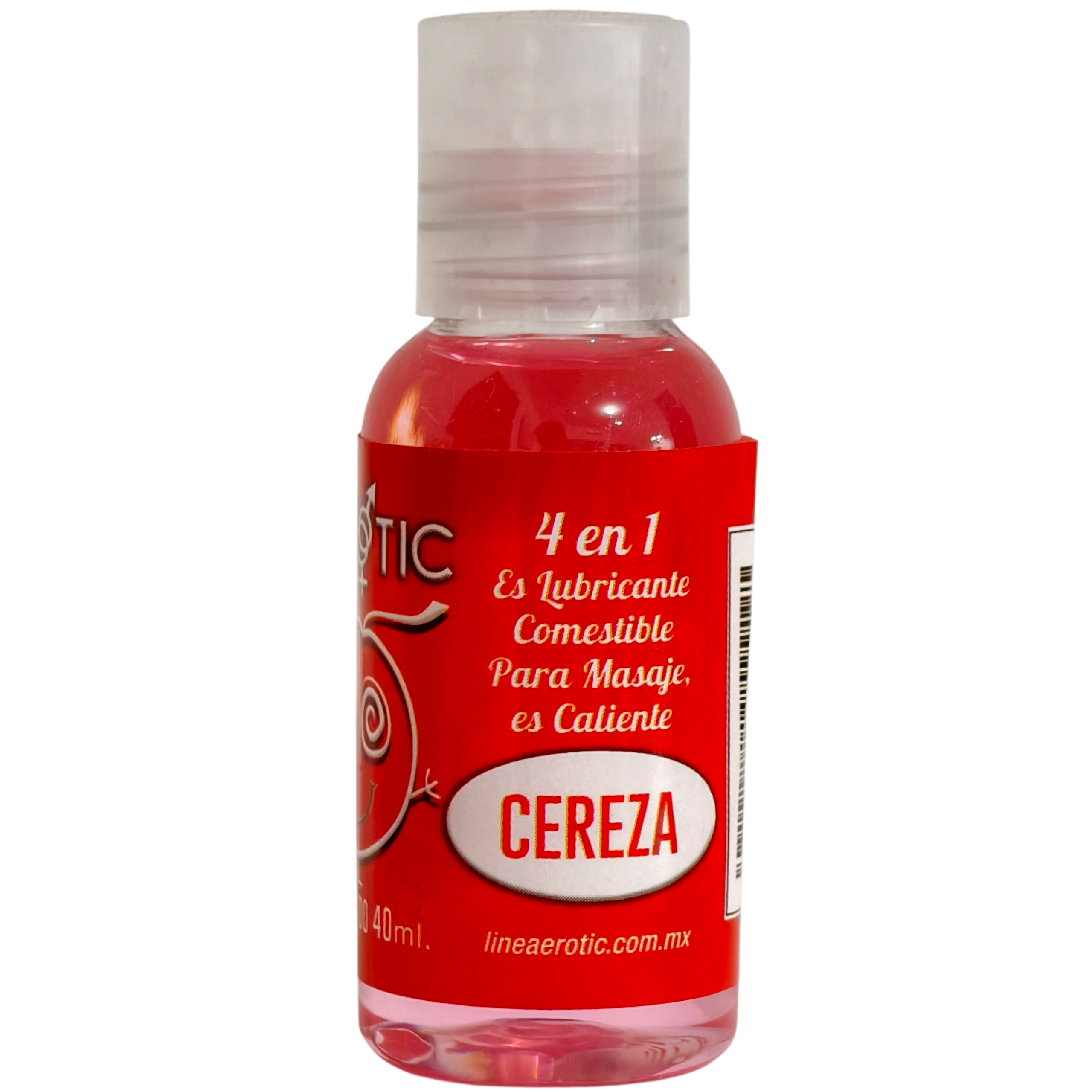 Lubricante 4 en 1 SABOR Cereza