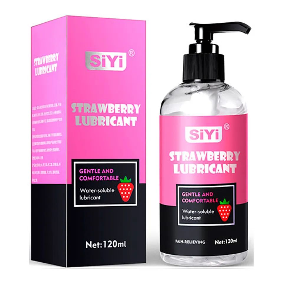 Lubricante Aroma Fresa con Dosificador 120ml