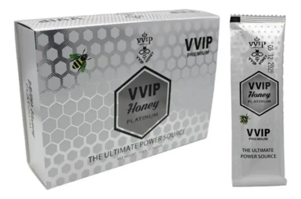 VVIP Platinum Honey caja con 12 Sobres 20g