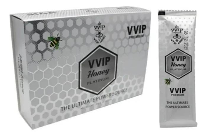 VVIP Platinum Honey caja con 12 Sobres 20g